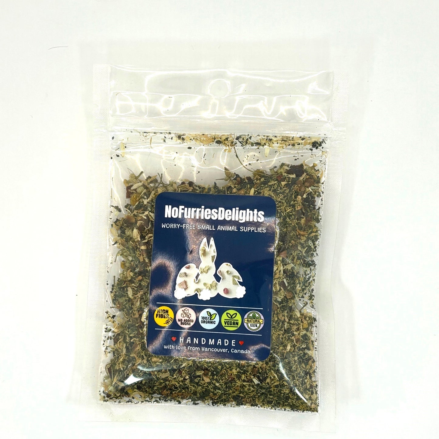 Package of herbal small animal supplies by NoFurriesDelights