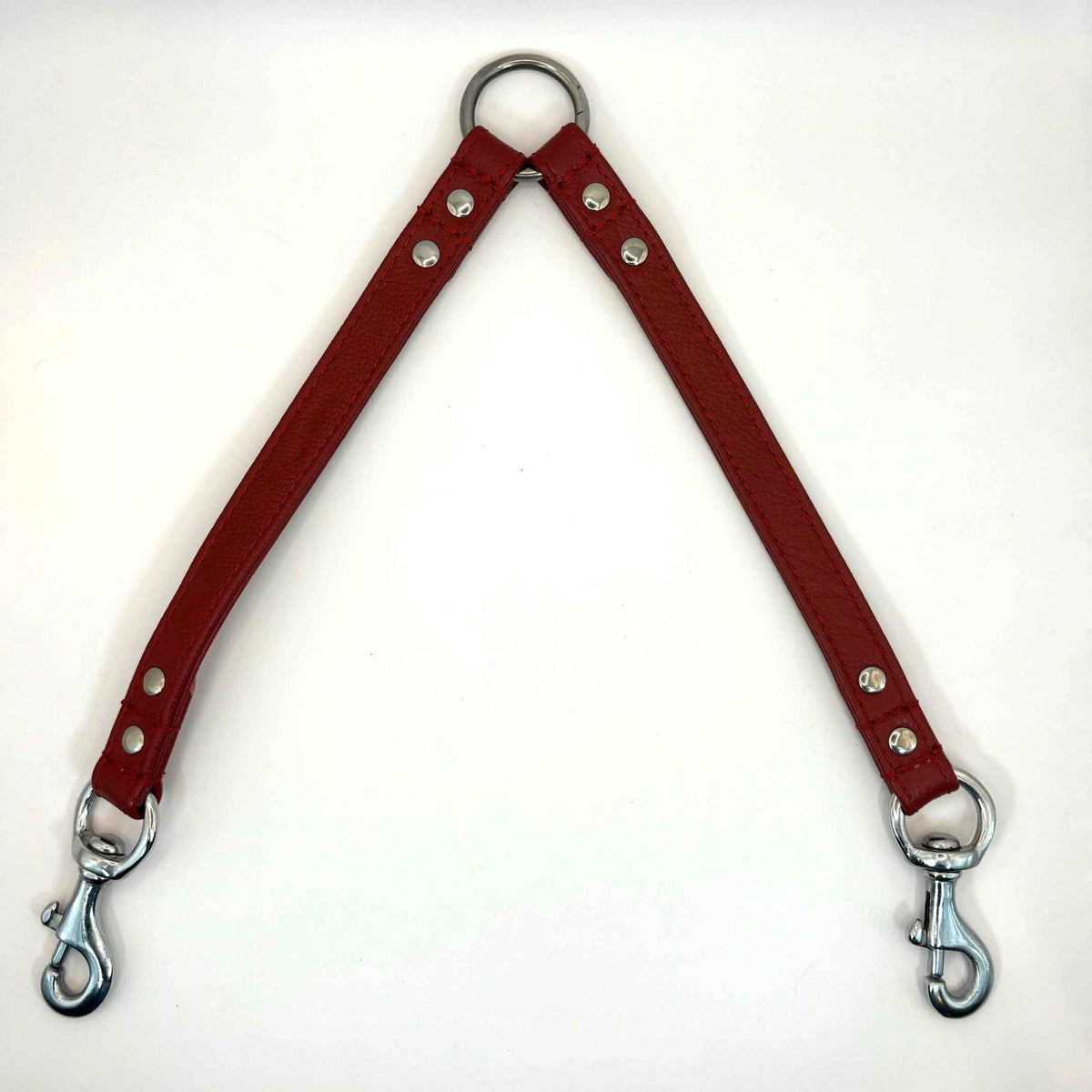 Leather Coupler for 2 Dogs