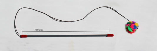 12 Inch wand with Mini Crinkle Ball